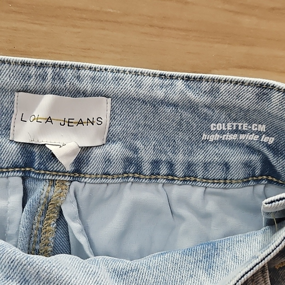 Lola Jeans The Colette-CM High Rise Wide Leg - Picture 4 of 6